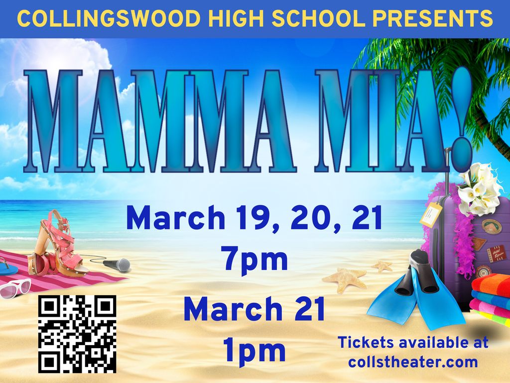 Mamma mia HS play billboard