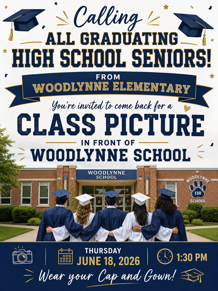 Attention graduating HS seniors for a class pic in front of your elementary school english