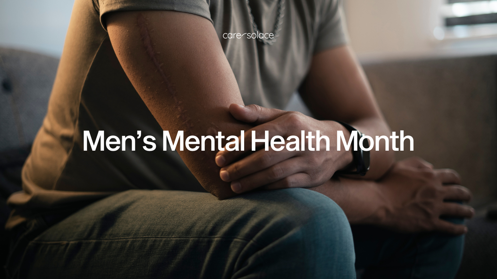 Mens mental health month care solace