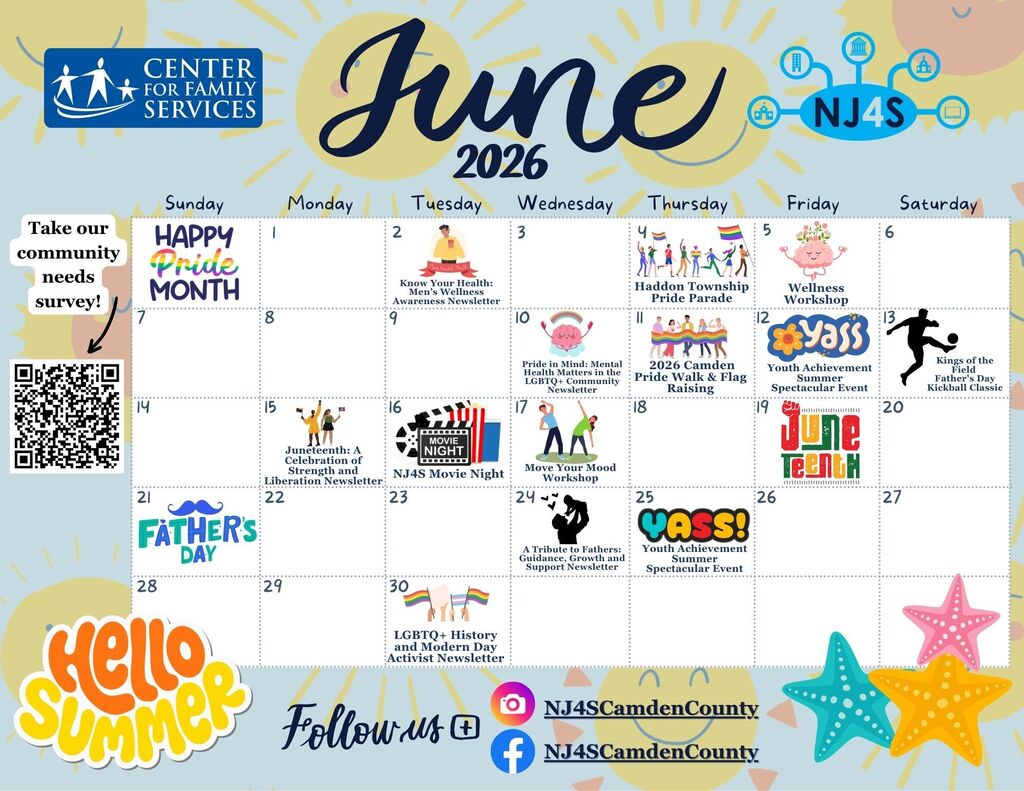 NJ4S june calendar of events