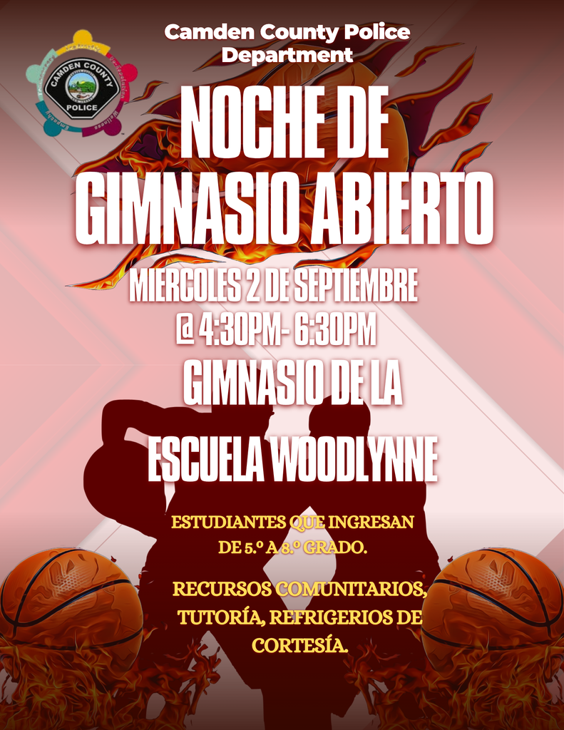 Open Gym Night Wed Sept 2 430-630p spanish
