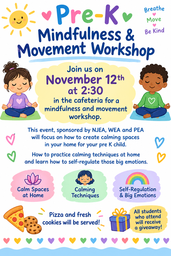 Pre K mindfulness and movement workshop nov 12 230pm