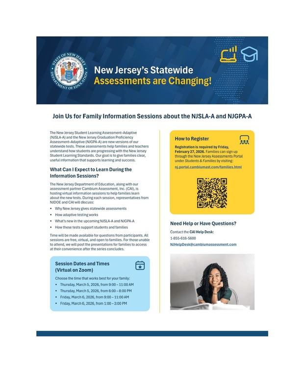 NJDOE NJSLA and NJGPA Statewide Assessments are Changing