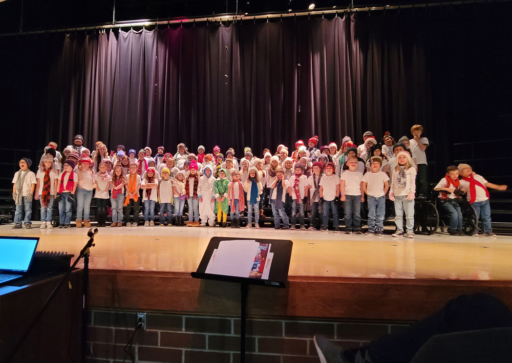 second grade fall music performance