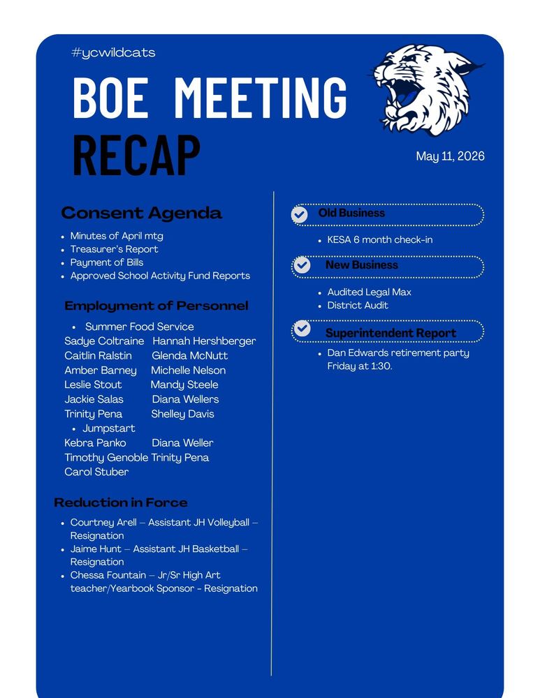 BOE recap
