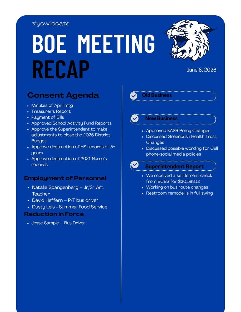 BOE recap