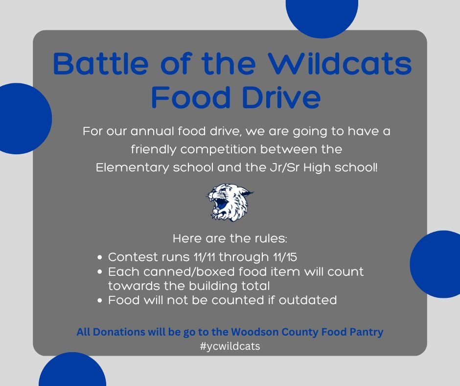 Canned food drive