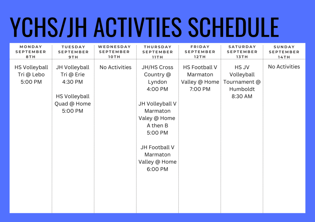 9:8-9:14 Activities