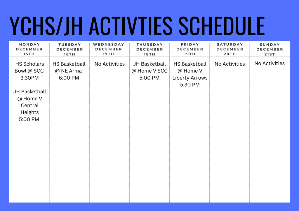 12:15-12:21 Activities