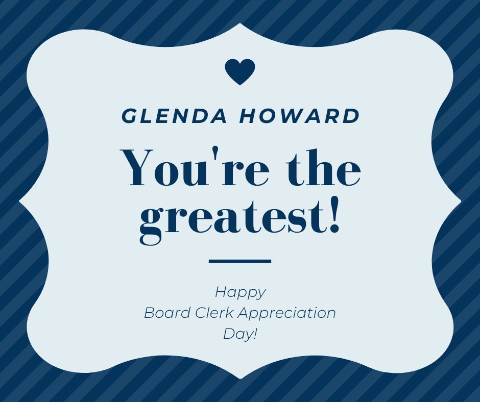 Board clerk appreciation day