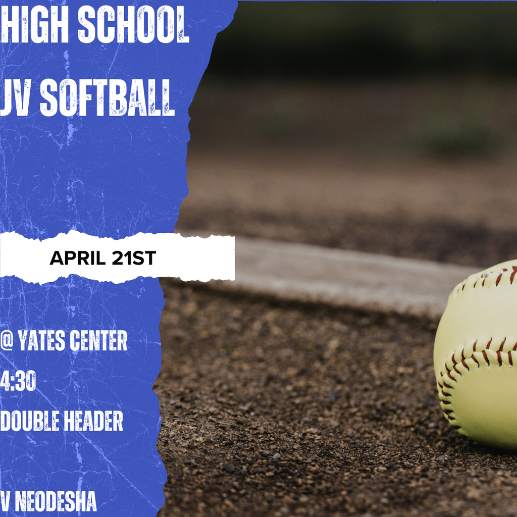 JV Softball plays at home this afternoon. 