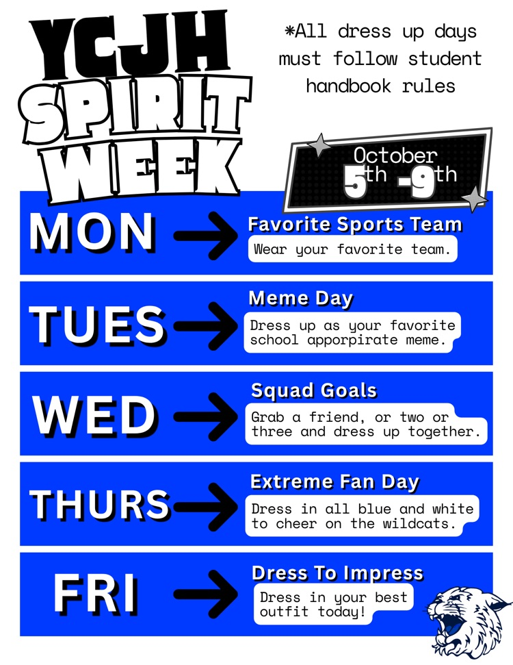 YCJH Spirit Week