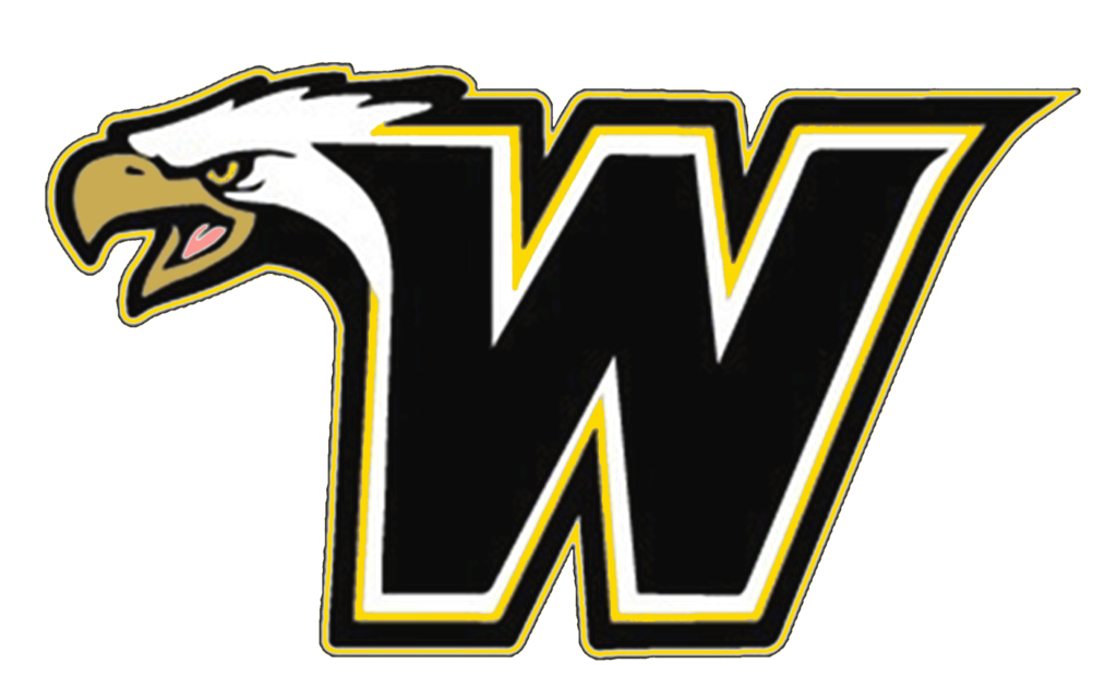 Woodville W eagle head logo