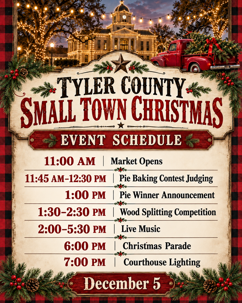 Small Town Christmas Event Schedule