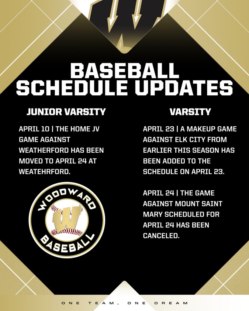 baseball schedule