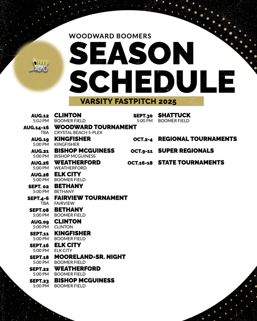 V. Fastpitch Schedule