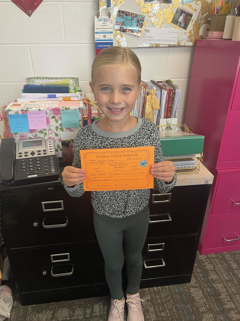When you Focus on the GOOD, the GOOD gets better!  Principal Positive Office Referral