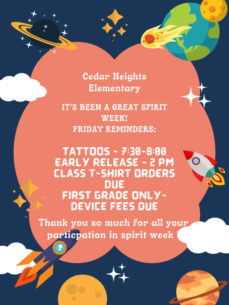 Friday Reminders