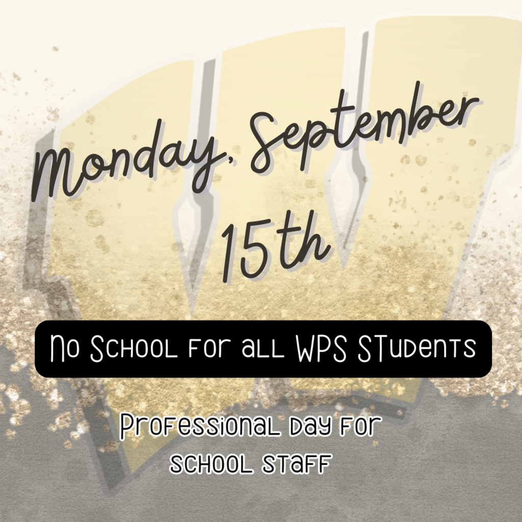 No School Monday, 9/15/25