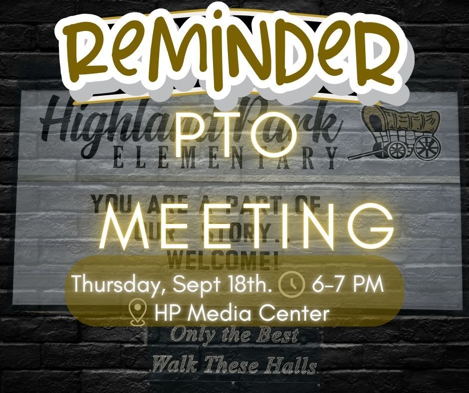 PTO Meeting-Thursday, Sept. 18