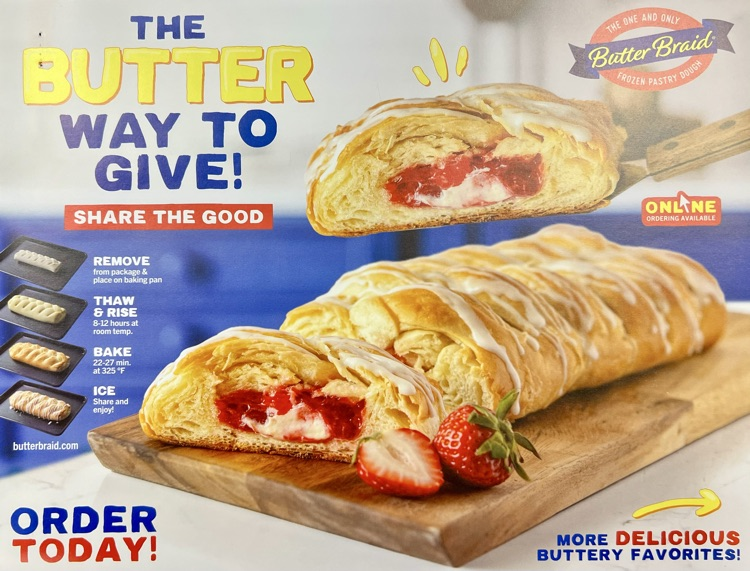 Horace Mann Butter Braid Fundraiser