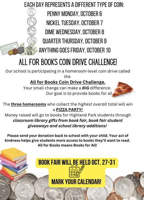 All for Books Coin Drive