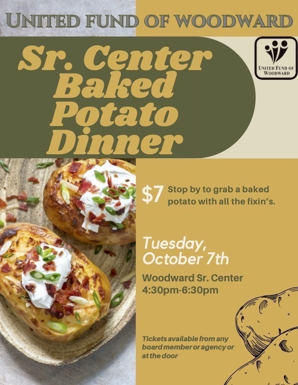 Sr. Center Baked Potato Dinner 10/7