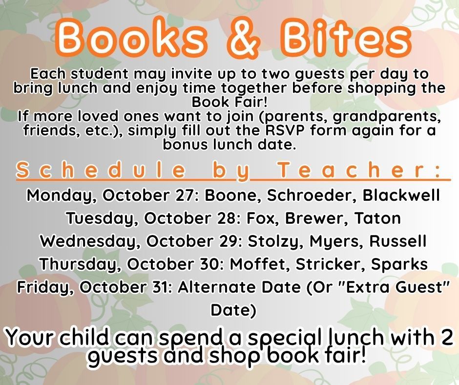 Books & Bites RSVP