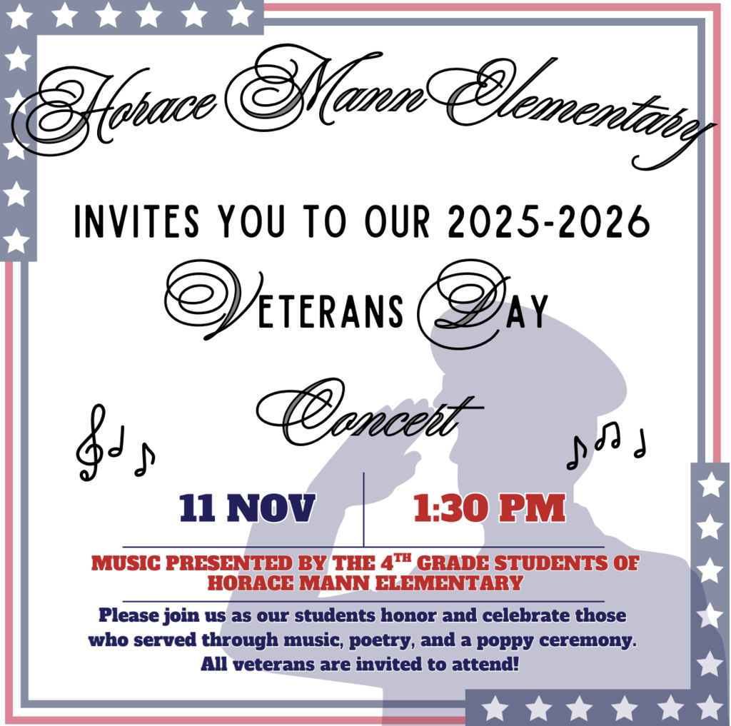 HM Veterans Day Program 1:30 Nov. 11