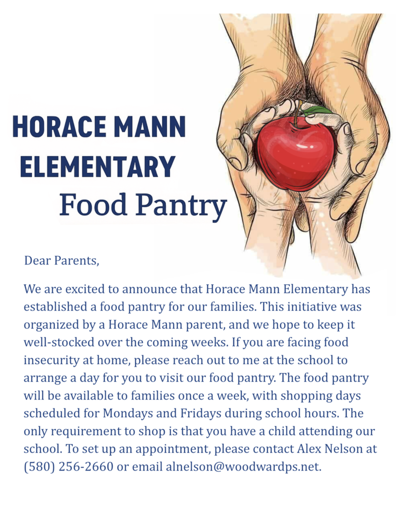Horace Mann Food Pantry Information
