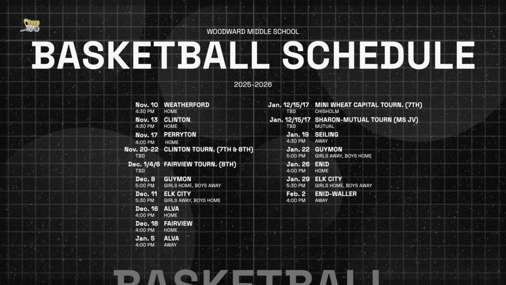 MS Basketball Schedule