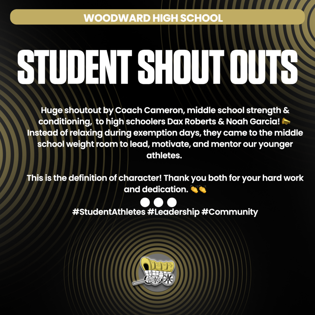 Student shout out