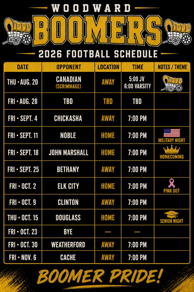 2025 V Football schedule