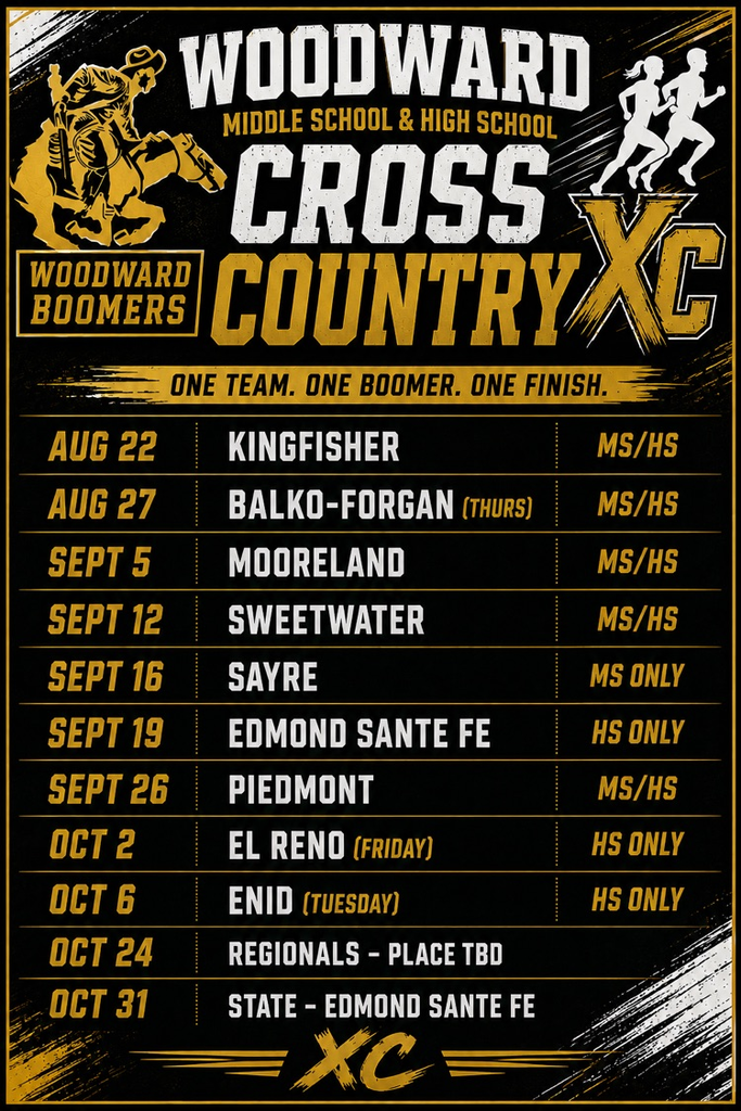 XC schedule