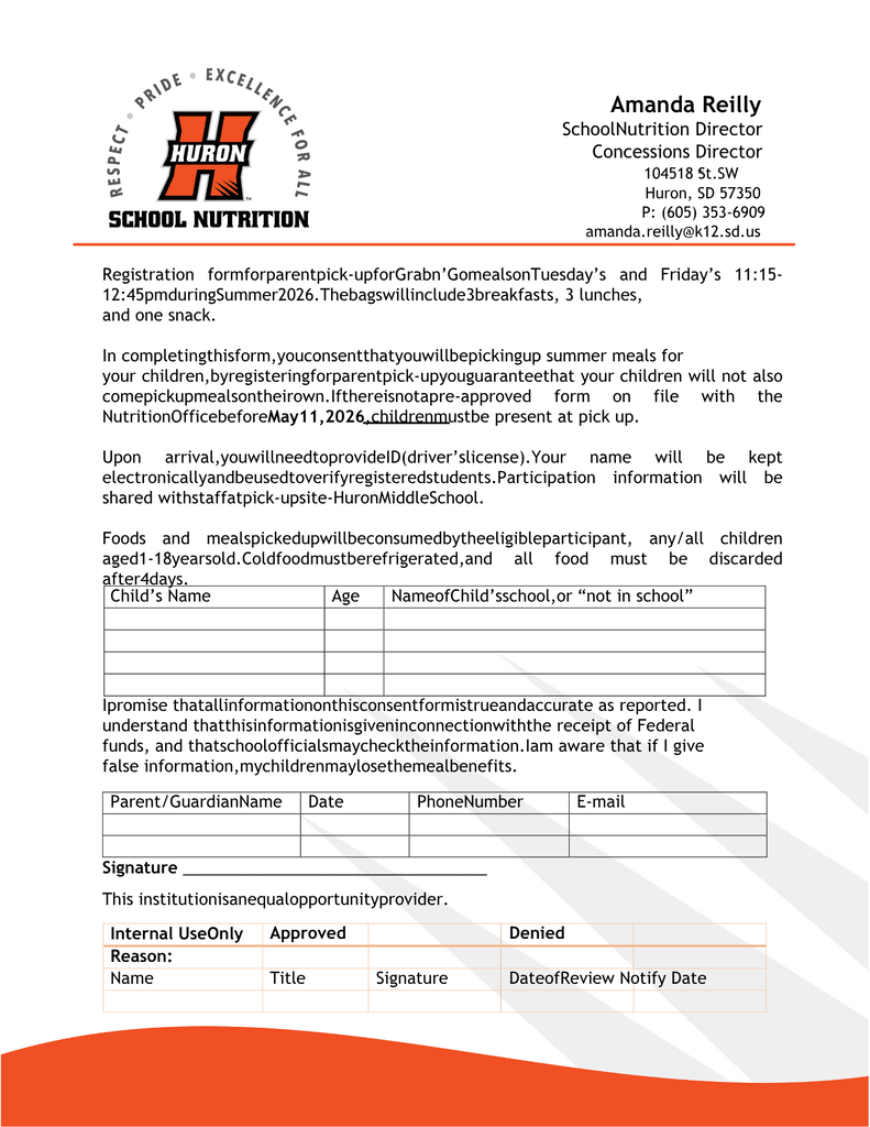 sign up
