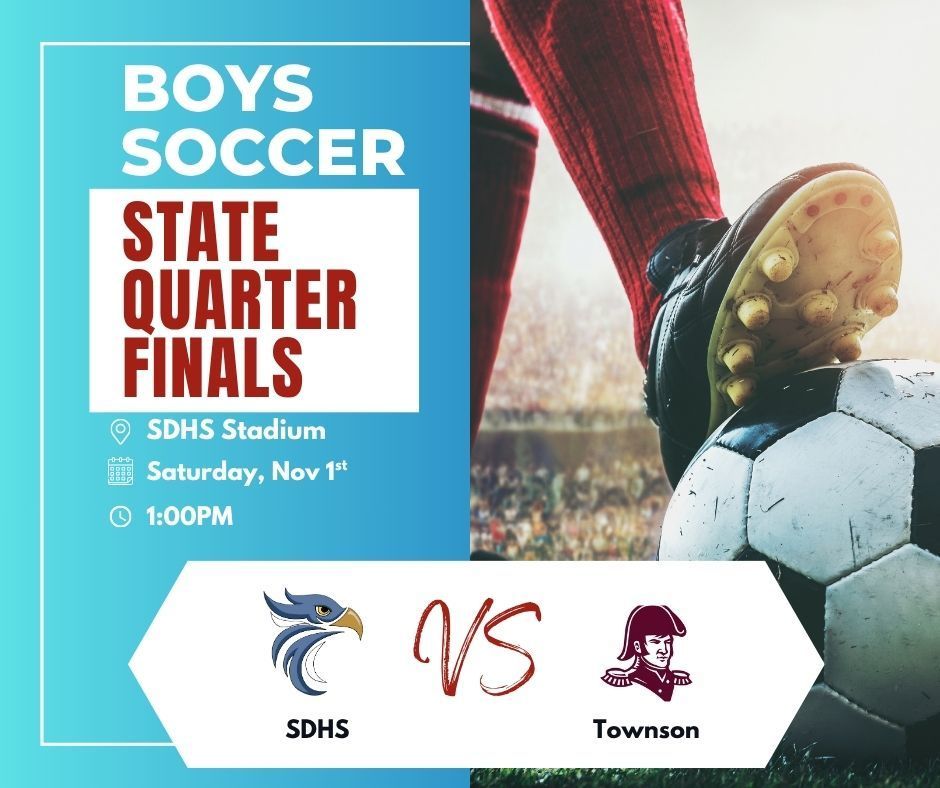 Boys Soccer state quarterfinal game
