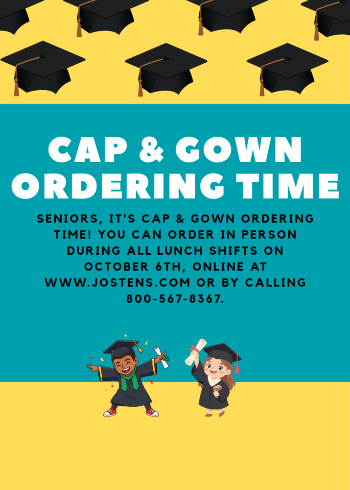 cap and gown ordering info