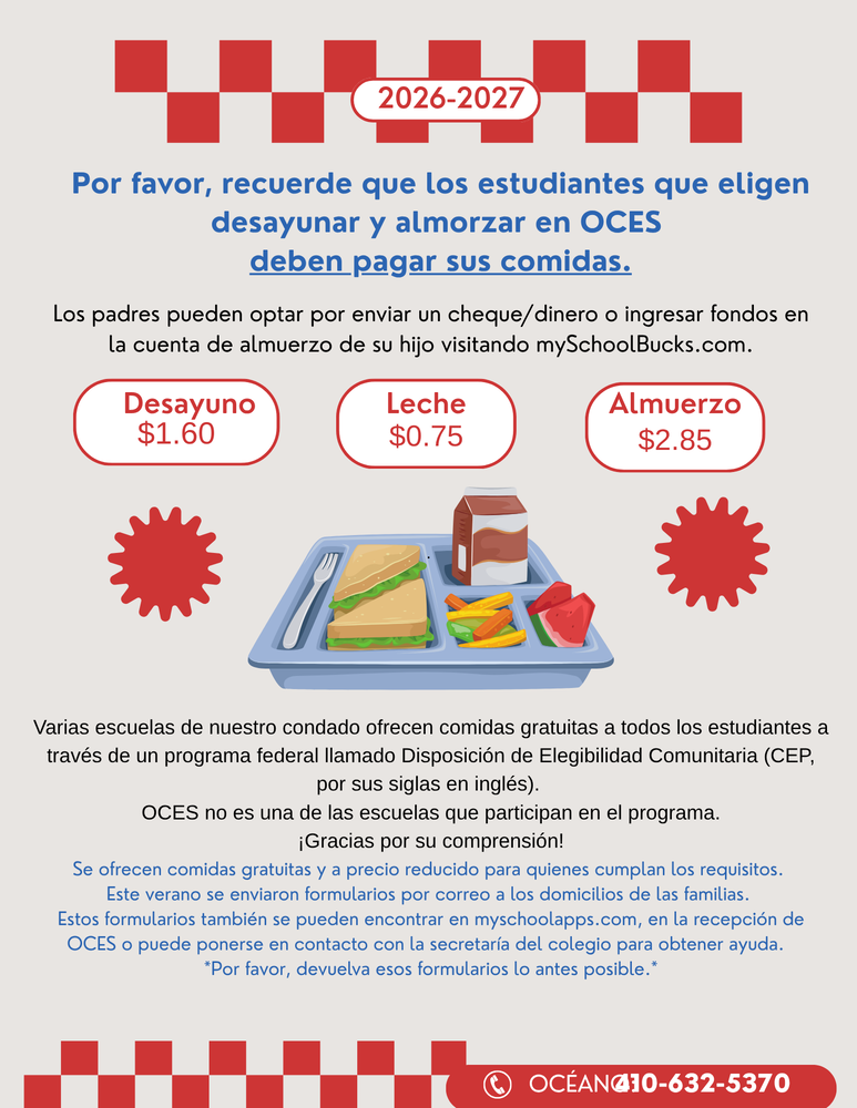 Los Precios por comida