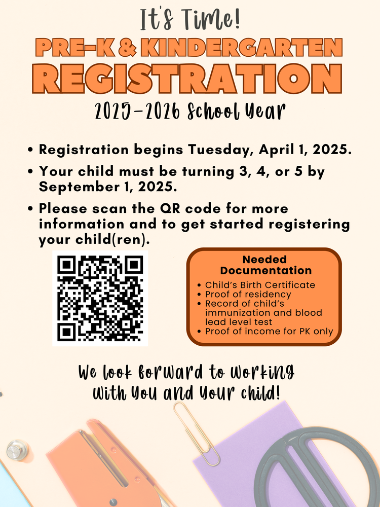 PreK registration