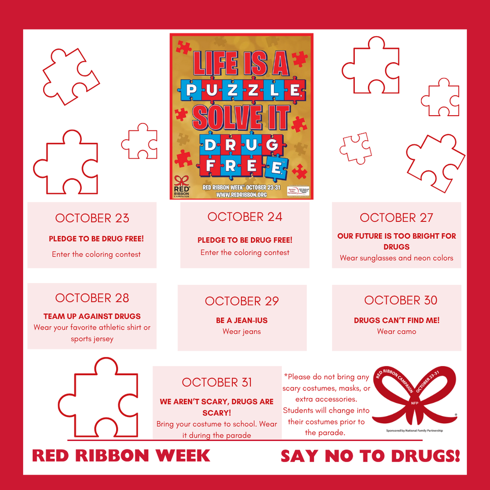 Red Ribbon Week Graphic