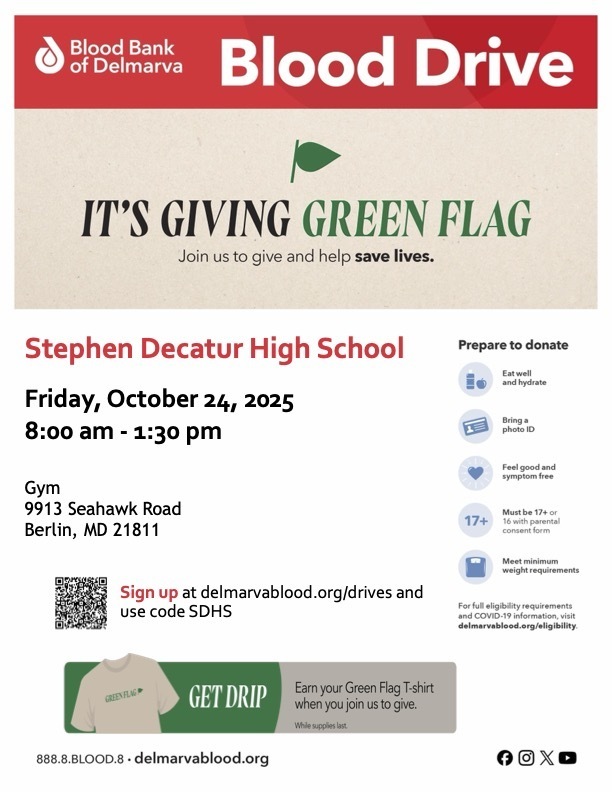 SDHS blood drive 2025