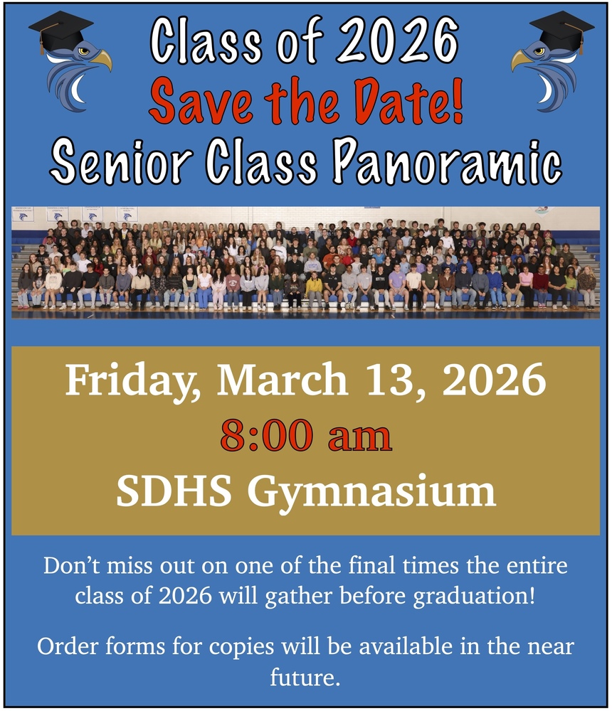 Senior panoramic picture announcement