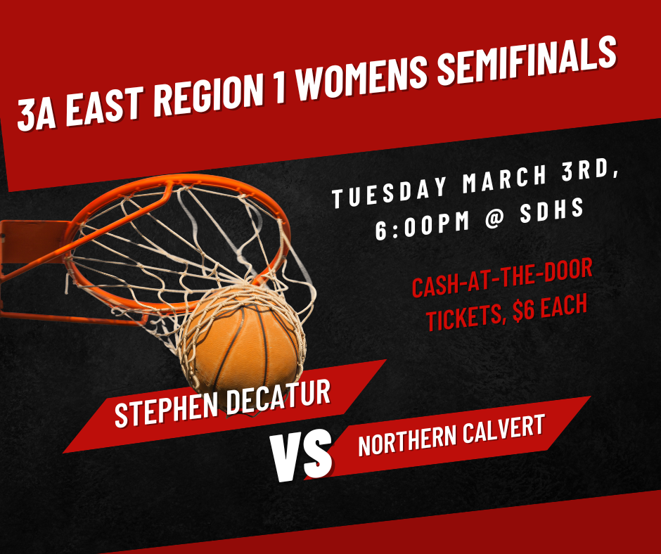 SDHS womens basketball Semifinal game info