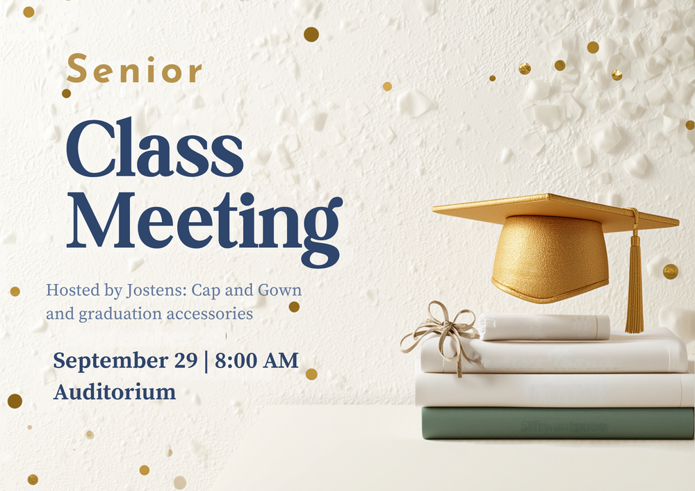 Senior Class Meeting info