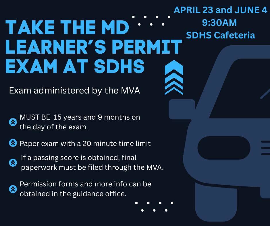 Learner's permit at SDHS