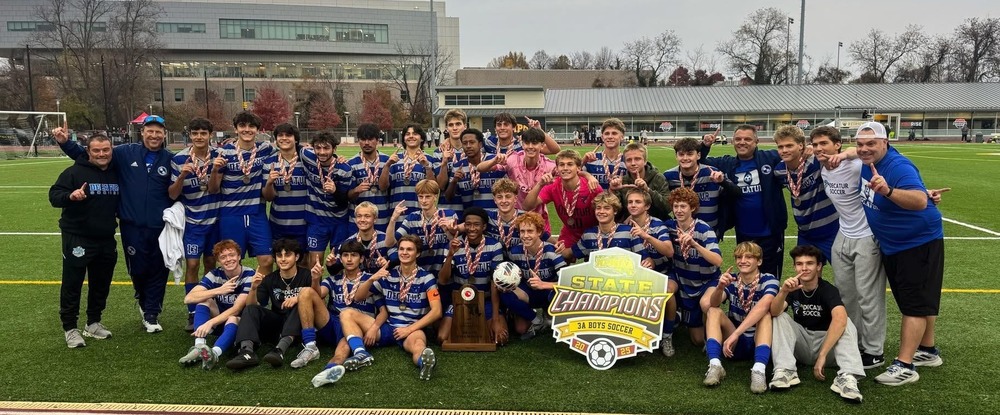 Boys Soccer State Champs 2025
