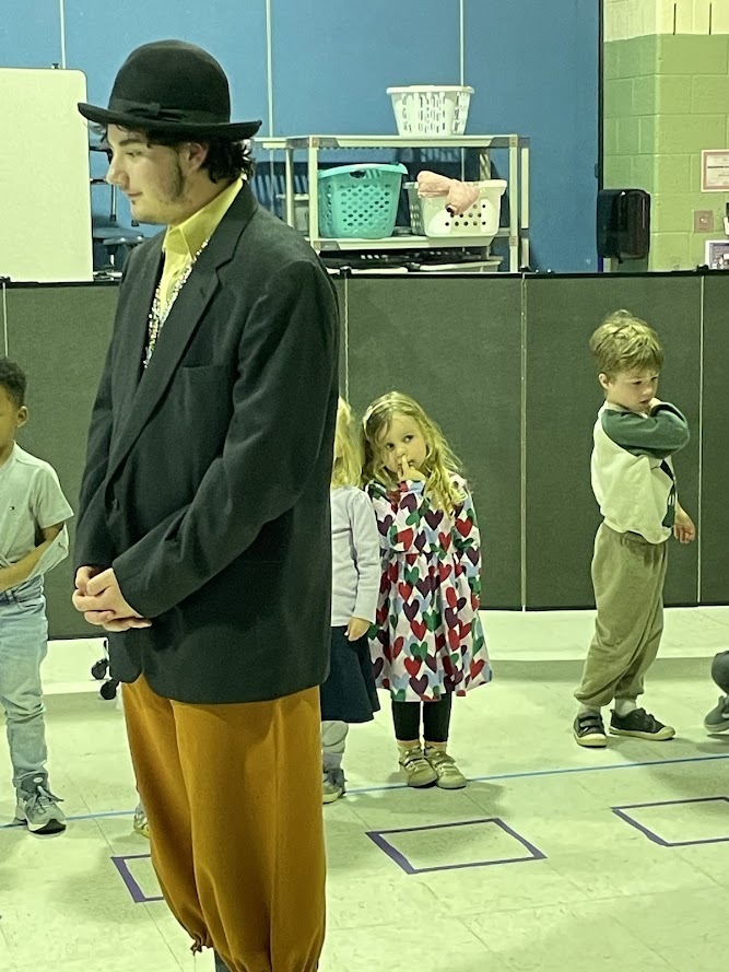 SDHS theater students at BES