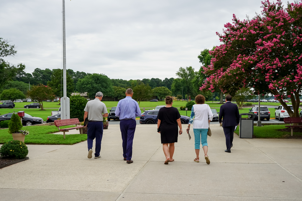 People walking