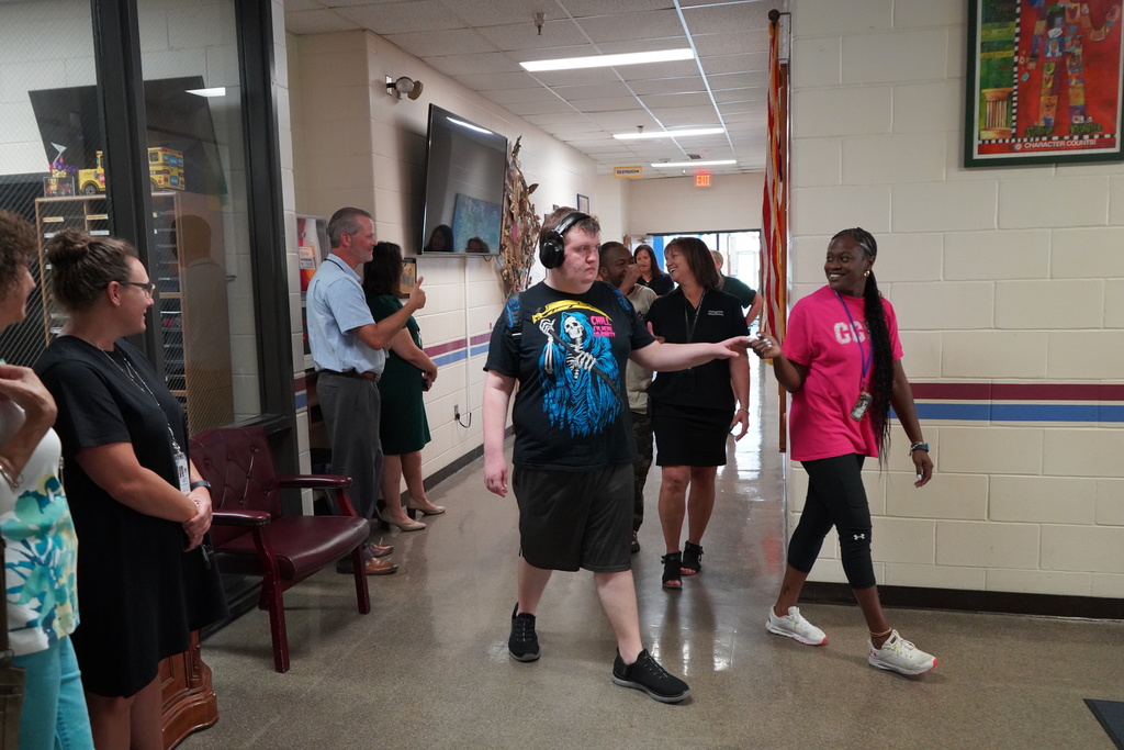 Students in hallway