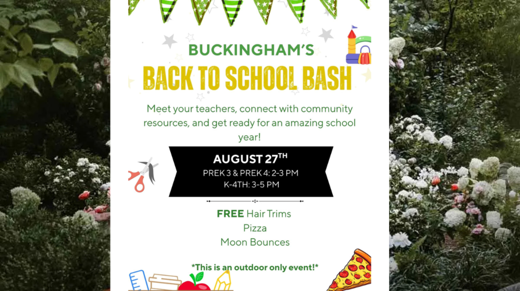 back to school flyer